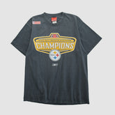 Pittsburgh Steelers Reebok 2002 T-shirt - Black Vintage - Fanatics