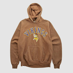 Minnesota Vikings Lee Apparel 2000s Hooded Pullover Sweatshirt - Clay Vintage - Fanatics
