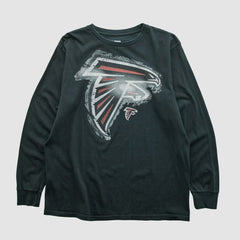 Atlanta Falcons NFL 2010s Long Sleeve T-shirt - Black Vintage - Fanatics
