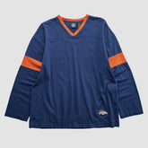 Denver Broncos NFL 2000s Long Sleeve T-shirt - Navy Vintage - Fanatics