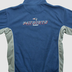 New England Patriots NFL 2000s 1/4 Zip Sweatshirt - Navy Vintage - Fanatics