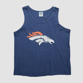 Denver Broncos Dynasty 90s Tank - Navy Vintage - Fanatics