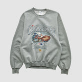 American Football Conference Jerzees 2003 Pullover Sweatshirt - Dark Heather Gray Vintage - Fanatics