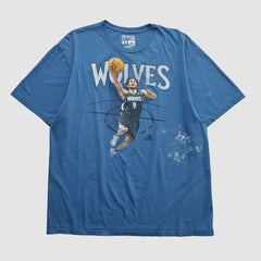 Adidas Minnesota Timberwolves 2010s T-shirt Blue Vintage