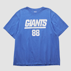New York Giants Reebok 2000s T-shirt - Blue Vintage - Fanatics