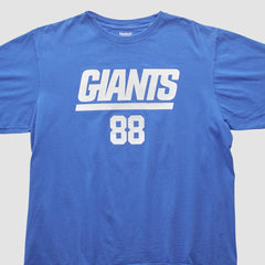 New York Giants Reebok 2000s T-shirt - Blue Vintage - Fanatics