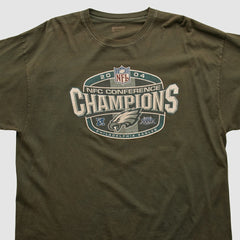 NFC Conference Champs 2004 T-shirt - Brown Vintage - Fanatics