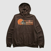 Cleveland Browns NFL 2000s Hooded Pullover Sweatshirt - Brown Vintage - Fanatics