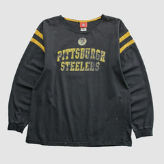 Pittsburgh Steelers NFL 2000s Long Sleeve T-shirt - Black Vintage - Fanatics