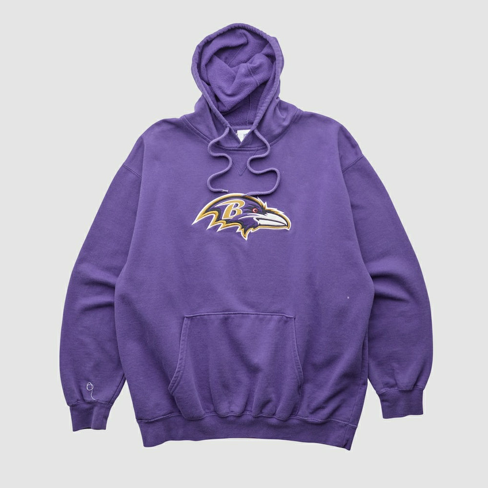 Baltimore Ravens NFL 2000s Hooded Pullover Sweatshirt - Purple Vintage - Fanatics