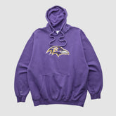 Baltimore Ravens NFL 2000s Hooded Pullover Sweatshirt - Purple Vintage - Fanatics