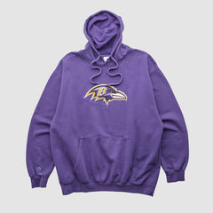 Baltimore Ravens NFL 2000s Hooded Pullover Sweatshirt - Purple Vintage - Fanatics