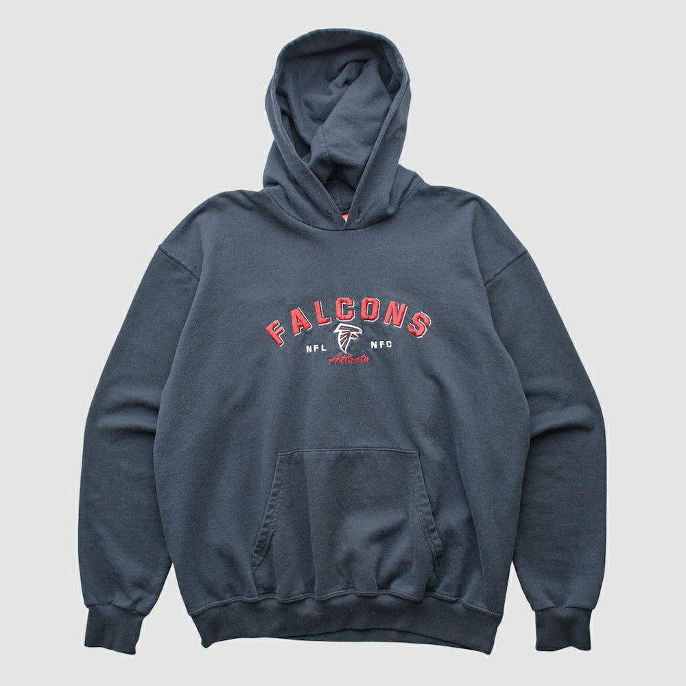 Atlanta Falcons NFL 2000s Hooded Pullover Sweatshirt - Black Vintage - Fanatics