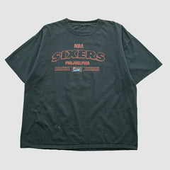 Vintage Philadelphia 76ers 2000s T-shirt Black