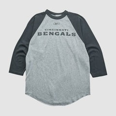 Cincinnati Bengals Reebok 2000s T-shirt - Heather Gray Vintage - Fanatics