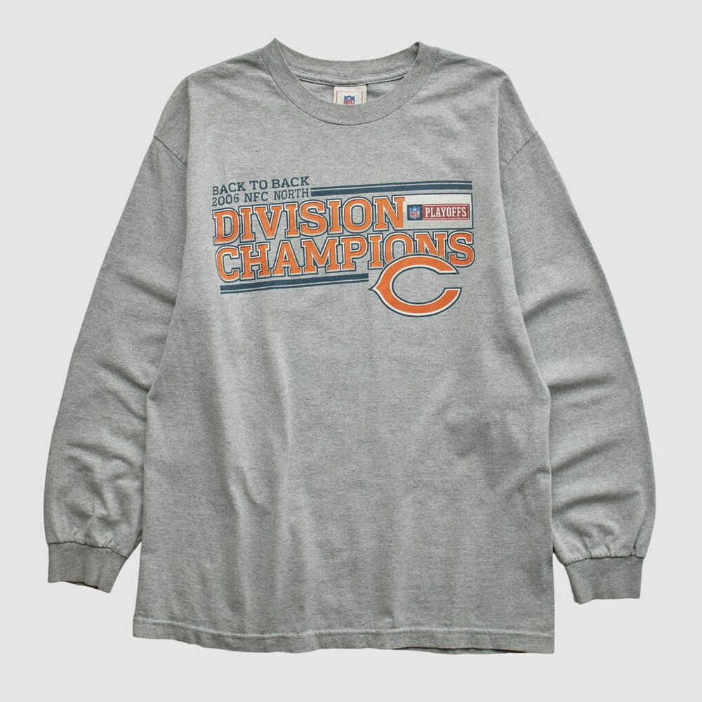 Division Champions NFL 2006 Long Sleeve T-shirt - Heather Gray Vintage - Fanatics