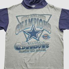 Super Bowl XXVIII Mendez Sportswear 1994 Hooded T-shirt - Heather Gray Vintage - Fanatics