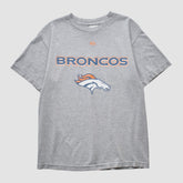 Denver Broncos NFL 2000s T-shirt - Heather Gray Vintage - Fanatics
