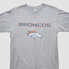 Denver Broncos NFL 2000s T-shirt - Heather Gray Vintage - Fanatics