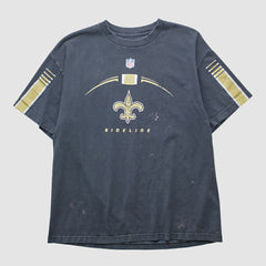 New Orleans Saints Reebok 2000s T-shirt - Black Vintage - Fanatics