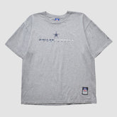 Dallas Cowboys Reebok 2000s T-shirt - Heather Gray Vintage - Fanatics