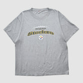 Pittsburgh Steelers 2000s T-shirt - Heather Gray Vintage - Fanatics