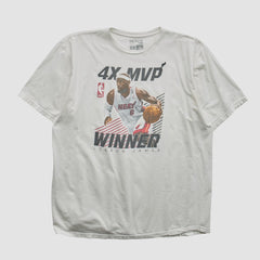 Adidas Lebron James 2010s T-shirt White Vintage