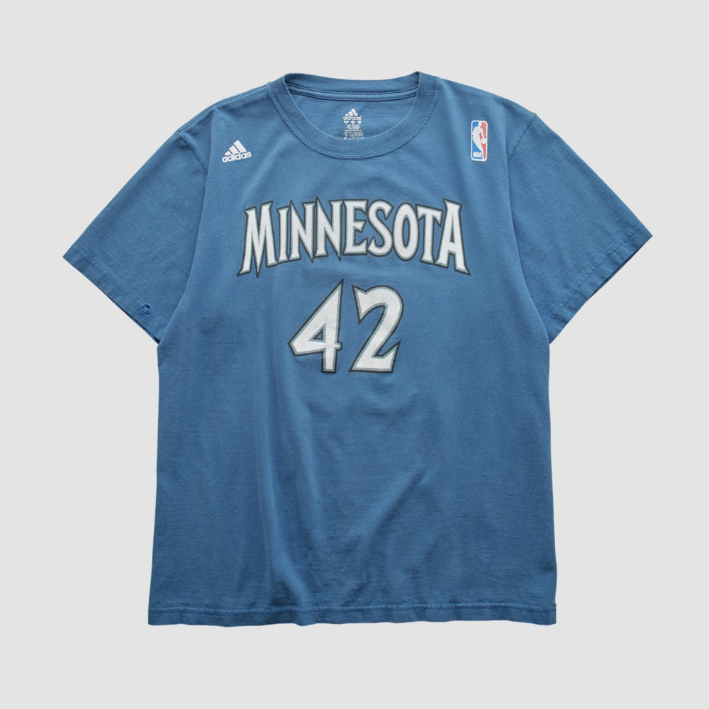 Adidas Minnesota Timberwolves 2010s T-shirt Blue Vintage