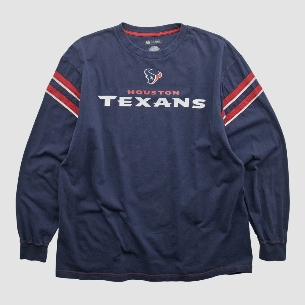 Houston Texans NFL 2010s Long Sleeve T-shirt - Navy Vintage - Fanatics