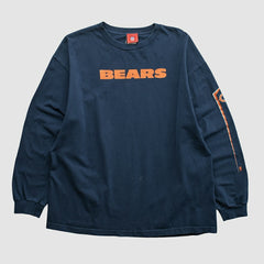 Chicago Bears NFL 2000s Long Sleeve T-shirt - Navy Vintage - Fanatics