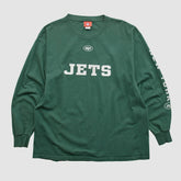 New York Jets NFL 2000s Long Sleeve T-shirt - Green Vintage - Fanatics