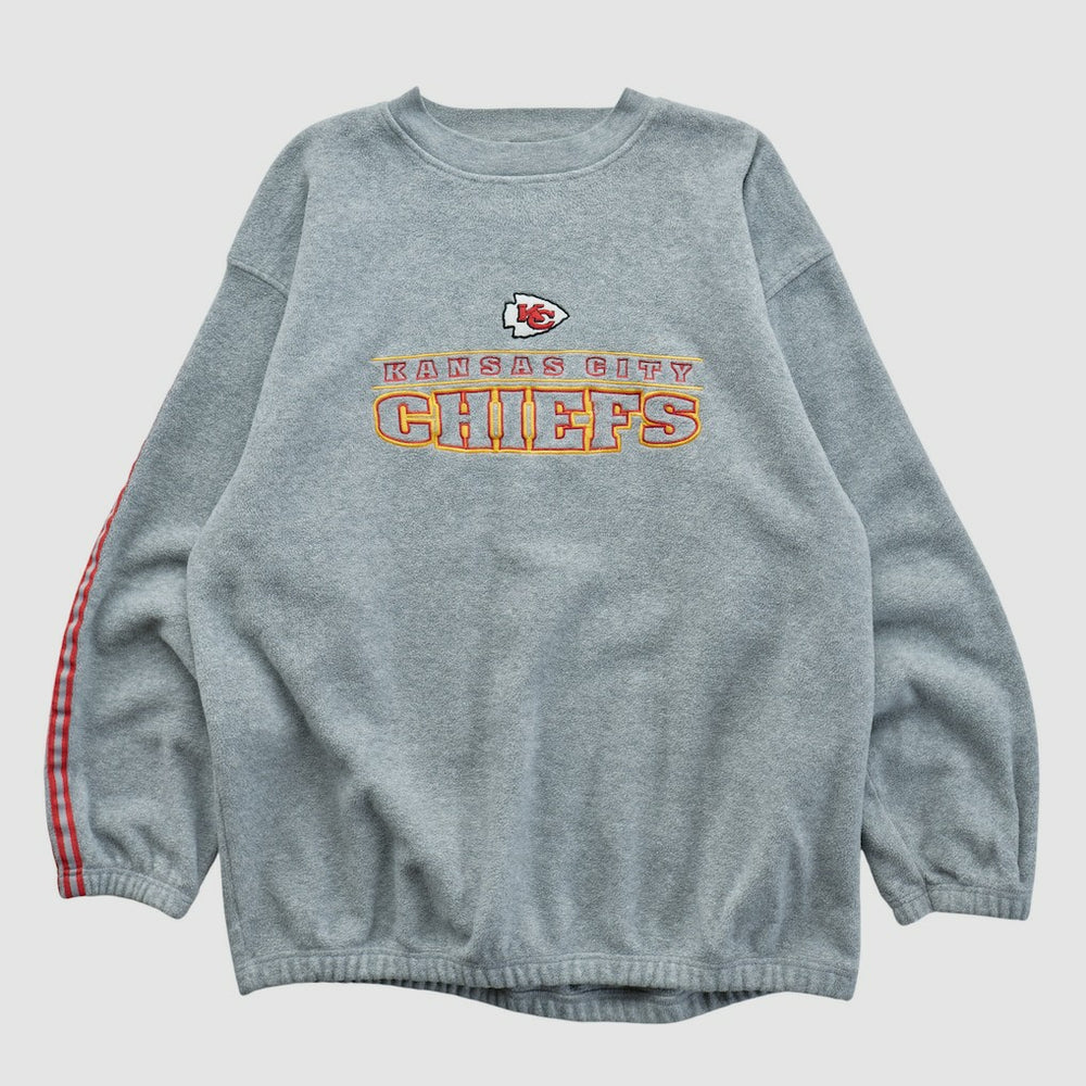 Kansas City Chiefs Active 2000s Pullover Sweatshirt - Gray Vintage - Fanatics