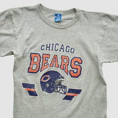 Chicago Bears Champion 80s T-shirt - Heather Gray Vintage - Fanatics