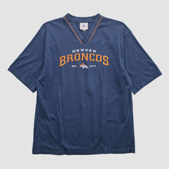 Denver Broncos NFL 2000s T-shirt - Navy Real Vintage - Fanatics