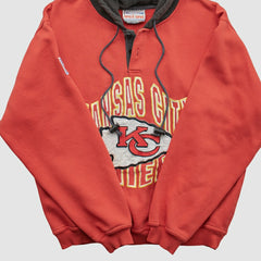 Kansas City Chiefs Pro Line 90s Hooded Pullover Sweatshirt - Red Vintage - Fanatics