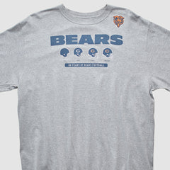 Chicago Bears Reebok 2000s Long Sleeve T-shirt - Heather Gray Vintage - Fanatics