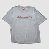 San Francisco 49ers NFL 2000s T-shirt - Heather Gray Vintage - Fanatics