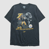 Ben Roethlisberger Reebok 2000s T-shirt - Black Vintage - Fanatics