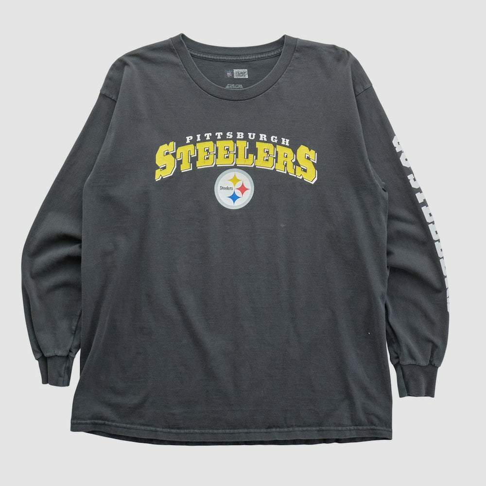 Pittsburgh Steelers NFL 2010s Long Sleeve T-shirt - Black Vintage - Fanatics