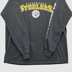 Pittsburgh Steelers NFL 2010s Long Sleeve T-shirt - Black Vintage - Fanatics