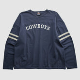 Dallas Cowboys NFL 2000s Long Sleeve T-shirt - Navy Vintage - Fanatics