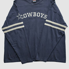 Dallas Cowboys NFL 2000s Long Sleeve T-shirt - Navy Vintage - Fanatics