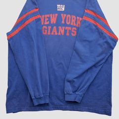 New York Giants NFL 2000s Long Sleeve T-shirt - Blue Vintage - Fanatics