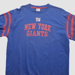 New York Giants NFL 2000s Long Sleeve T-shirt - Blue Vintage - Fanatics