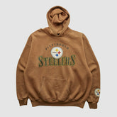 Pittsburgh Steelers Lee Sport 2000s Hooded Pullover Sweatshirt - Clay Vintage - Fanatics