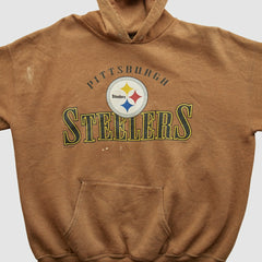 Pittsburgh Steelers Lee Sport 2000s Hooded Pullover Sweatshirt - Clay Vintage - Fanatics