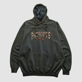 New England Patriots NFL 2000s Hooded Pullover Sweatshirt - Black Vintage - Fanatics