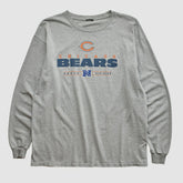 Chicago Bears 2010s Long Sleeve T-shirt - Heather Gray Vintage - Fanatics