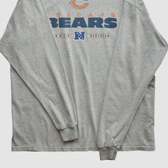 Chicago Bears 2010s Long Sleeve T-shirt - Heather Gray Vintage - Fanatics