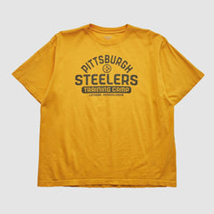 Pittsburgh Steelers Reebok 2000s T-shirt - Yellow Vintage - Fanatics